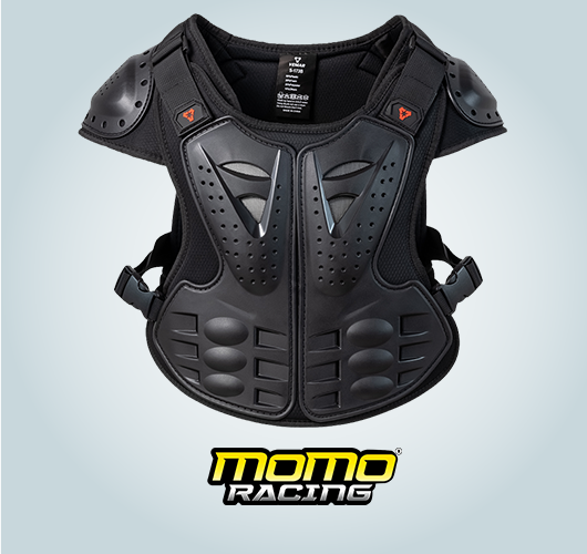 Black VEMAR kids Safety Armor