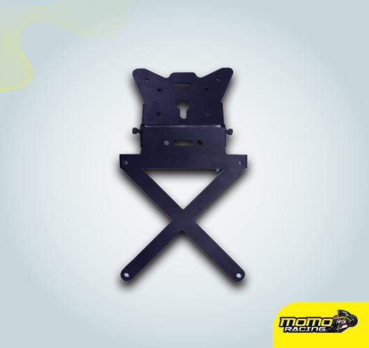 Black X plate holder