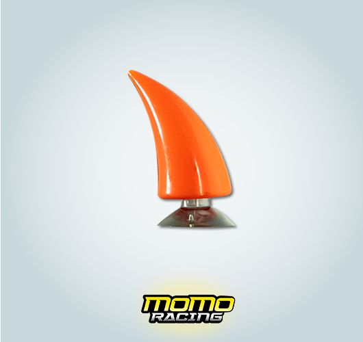 Orange Helmet devil horn