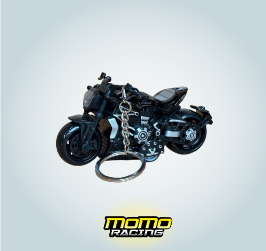 Black B Motorcycle keyring