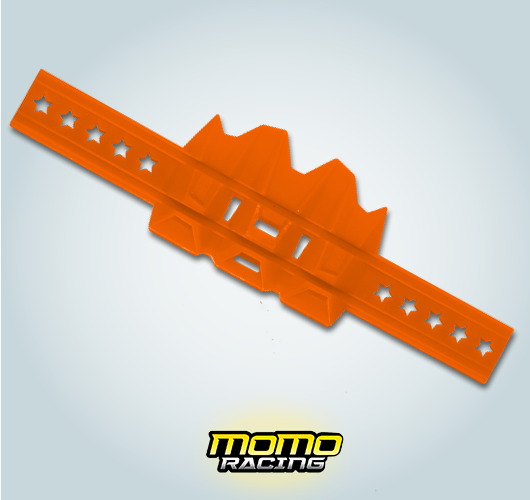 Orange Leather muffler cover