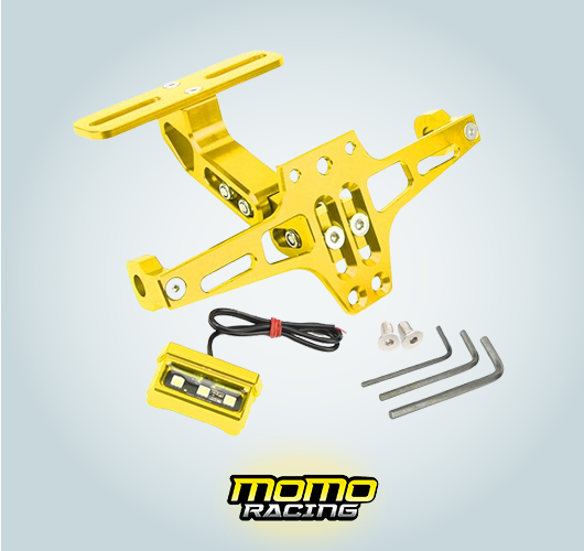 YELLOW LED plate holder