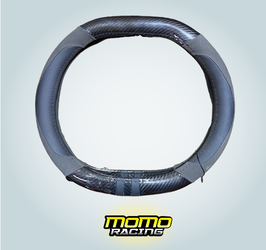 Carbon steering wheel cover