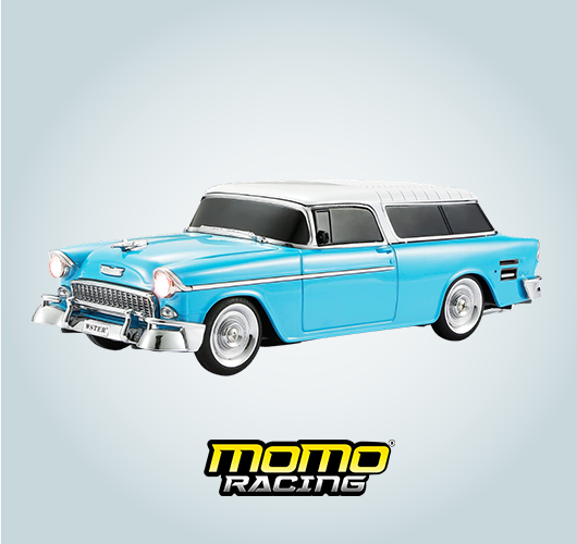 Blue classic car speaker