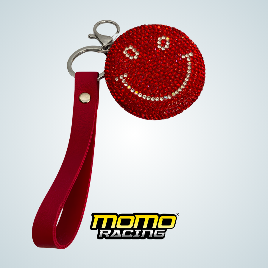 Smile Red Diamond Pocket Mirror