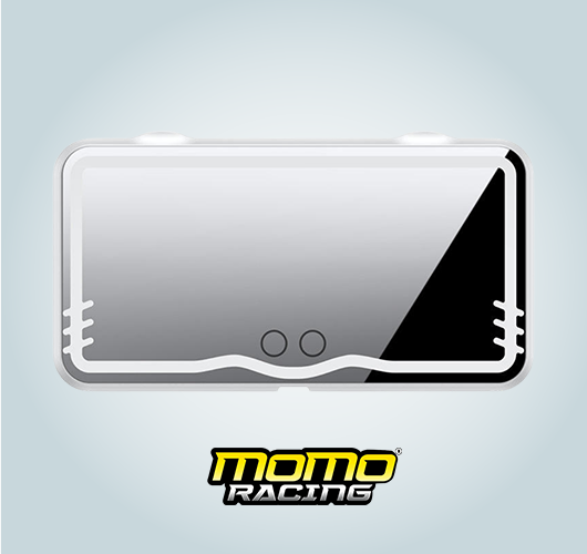 White L Car Makeup LED Mirror