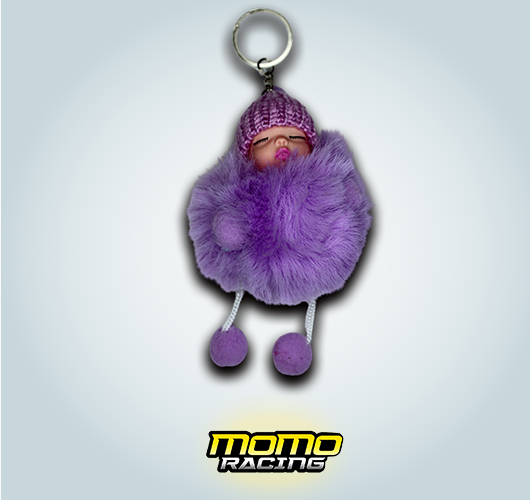 Purple Dummy keyring