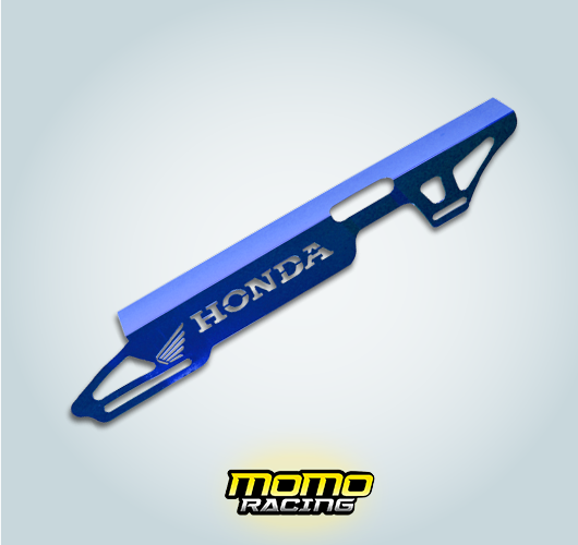 Blue HONDA rear chain guard