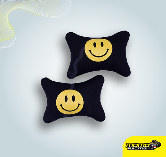 Car neck logo pillow