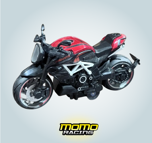 01/Red motorcycle Maquette