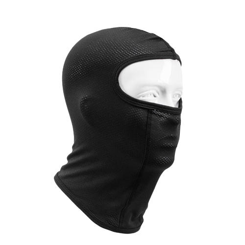 Black helmet mask
