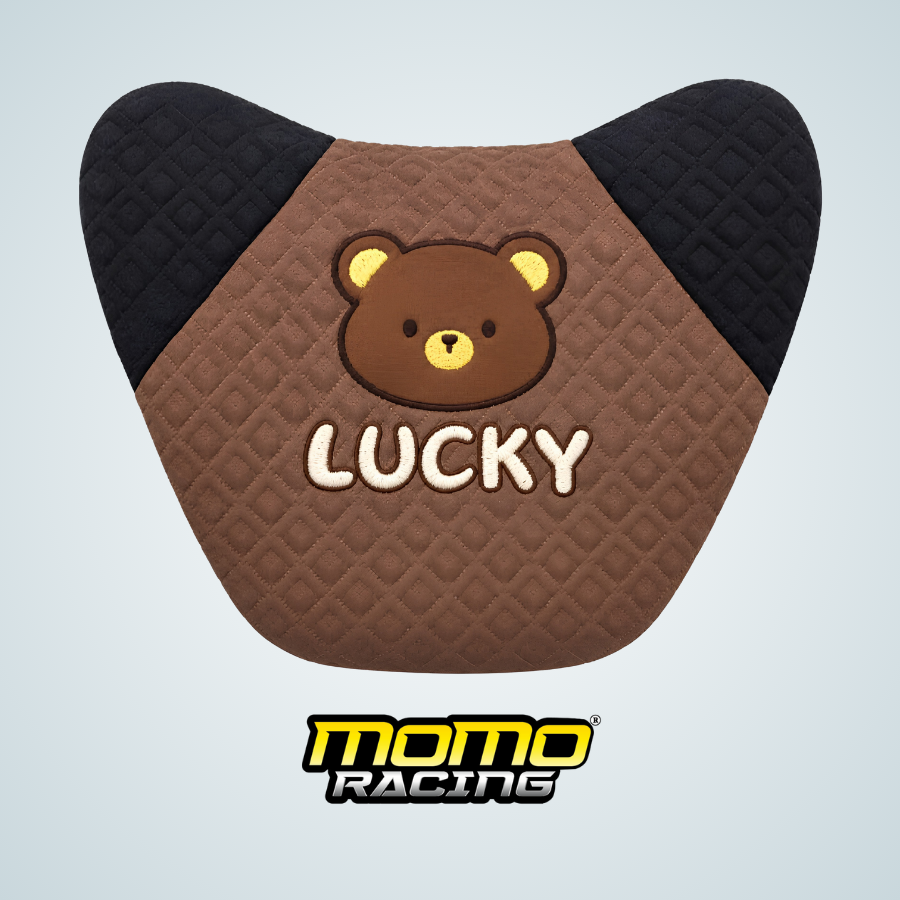 Brown Lucky Bear Neck Pillow