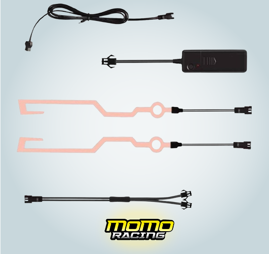 LightPink Helmet LED light strip