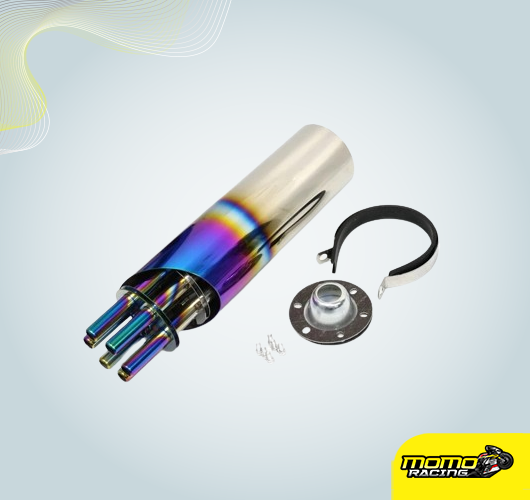 B Machine gun exhaust