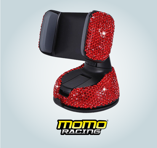 Red Crystal Car Holder