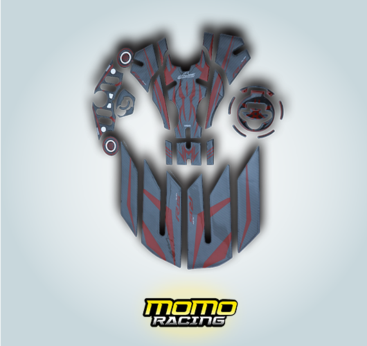Red Momo Racing tank pad