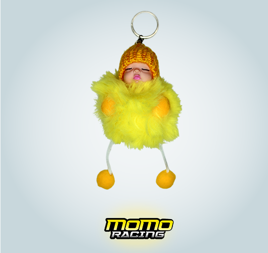 Yellow Dummy keyring