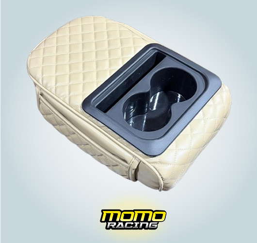 Beige Leather Elbow cushion