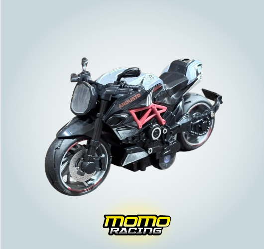 01/Gray motorcycle Maquette