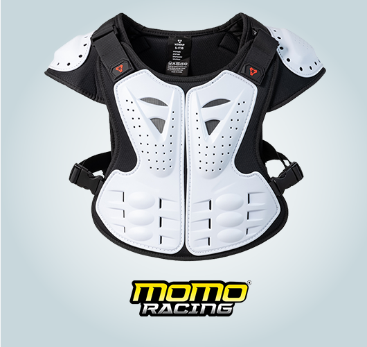 White VEMAR kids Safety Armor