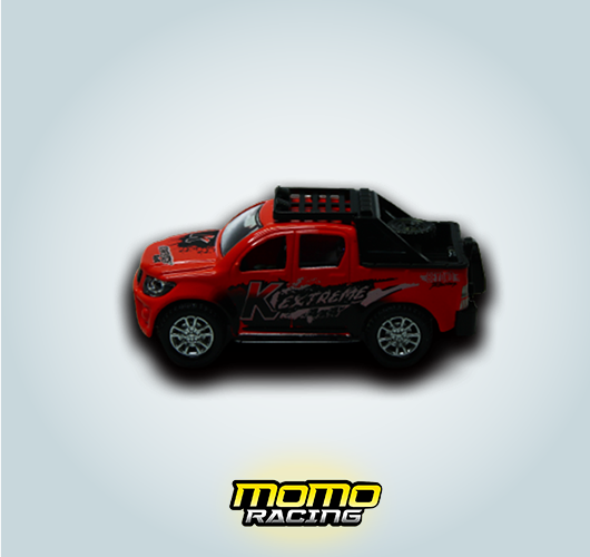 Orange Hilux maquette