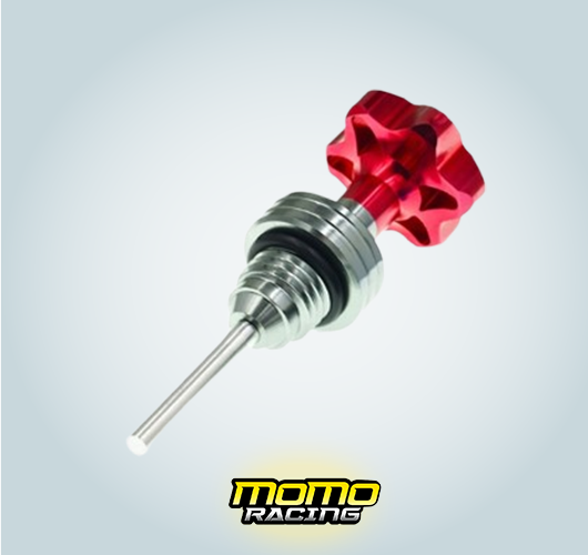 Red Momo Racing oil dipstick