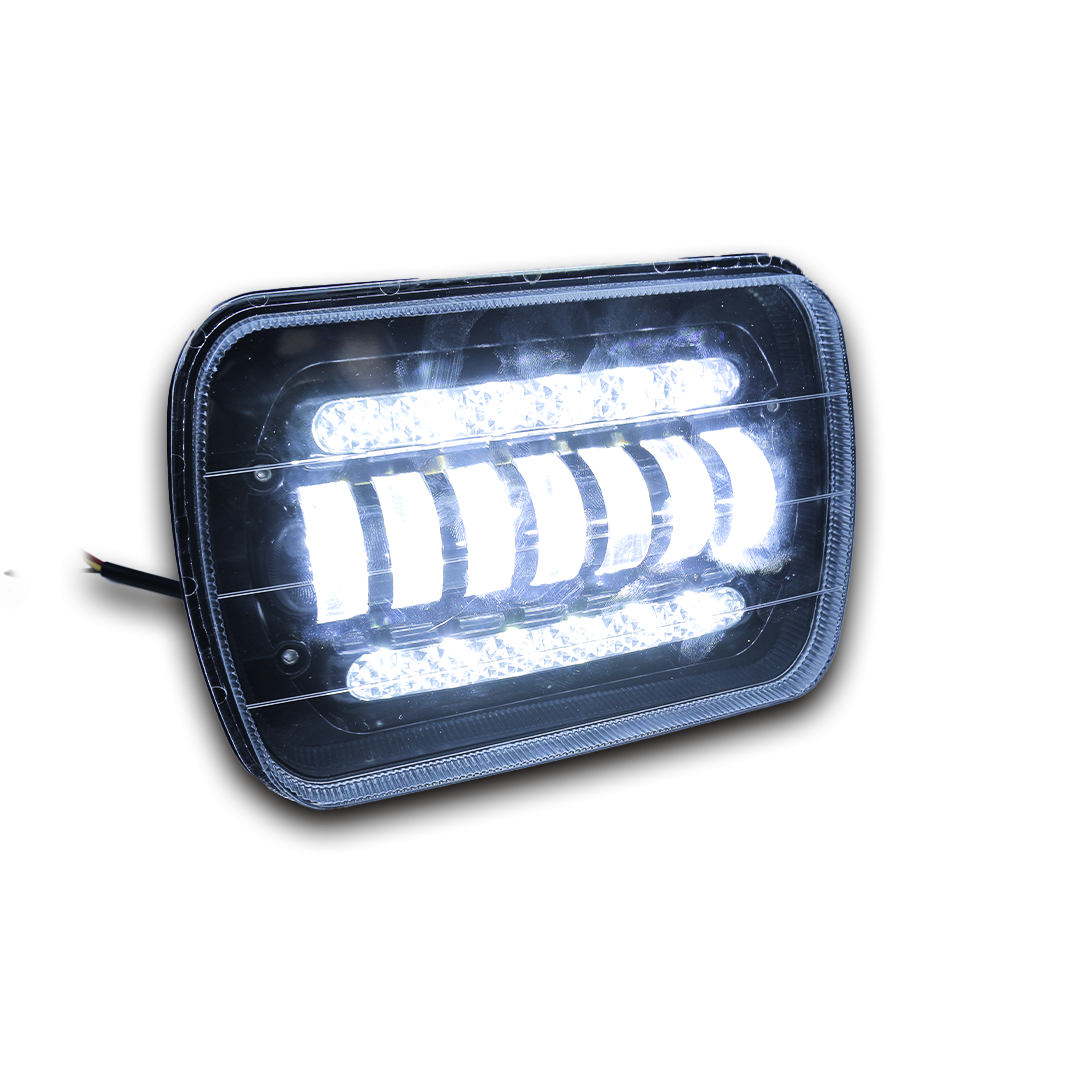 Square custom head light