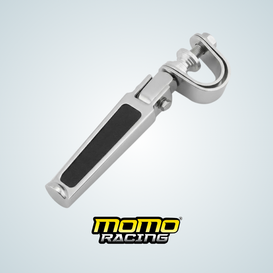 L Chrome Crash bar Footrest