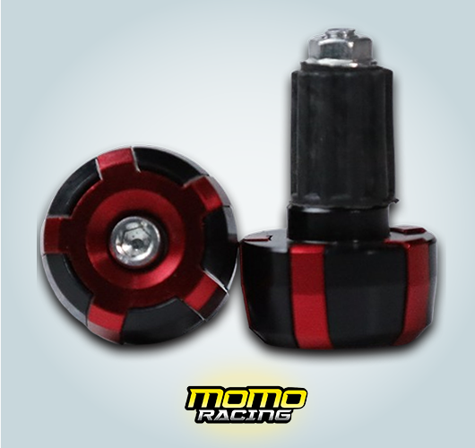Red F Handlebar end