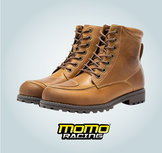 Brown AUGI Leather Safety Shoes (39)