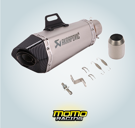 Silver 119 Akrapovič exhaust