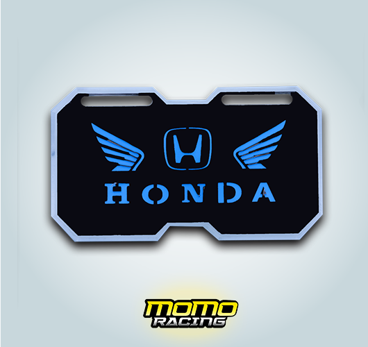 Blue Honda flash plate