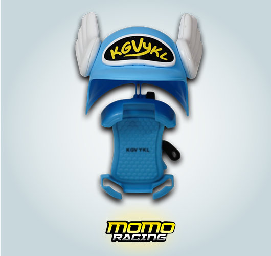 BLUE Cap mirror phone holder