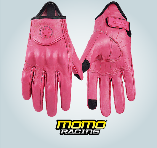 Pink Leather Gloves (XS)
