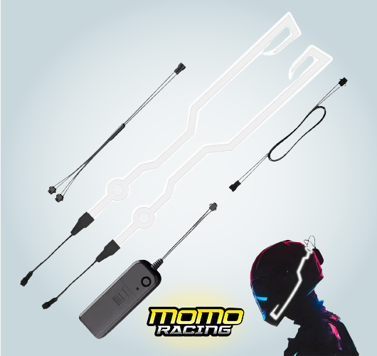 White Helmet LED light strip