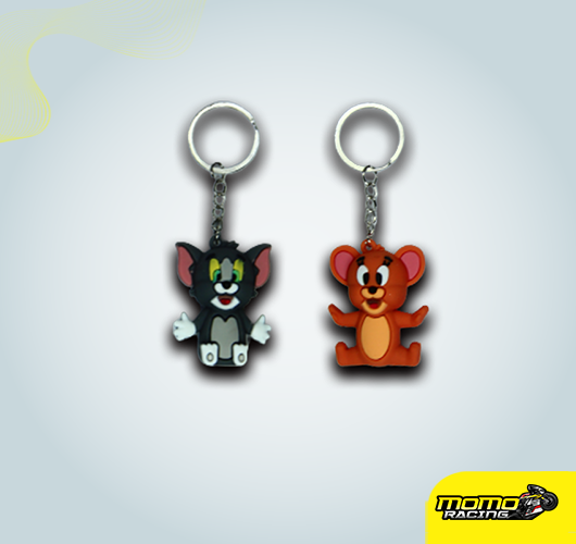 Tom and Jerry keyring