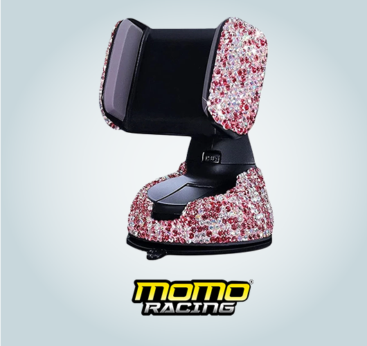 Pink Crystal Car Holder
