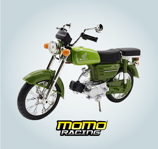 Green N motorcycle maquette