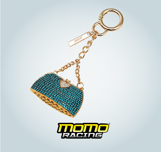Blue Diamond Bag Keyring