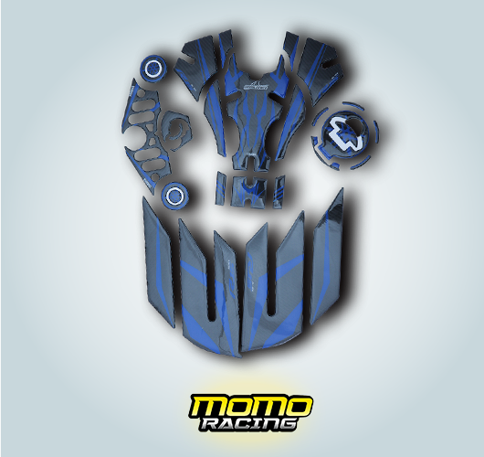 Blue Momo Racing tank pad