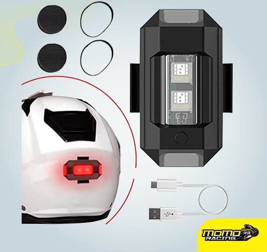 LED helmet tail light