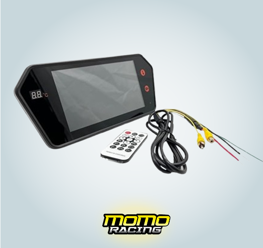 Rearview touch screen