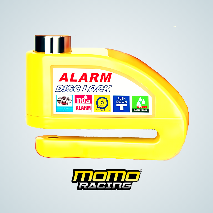 Pale Yellow Alarm disc lock